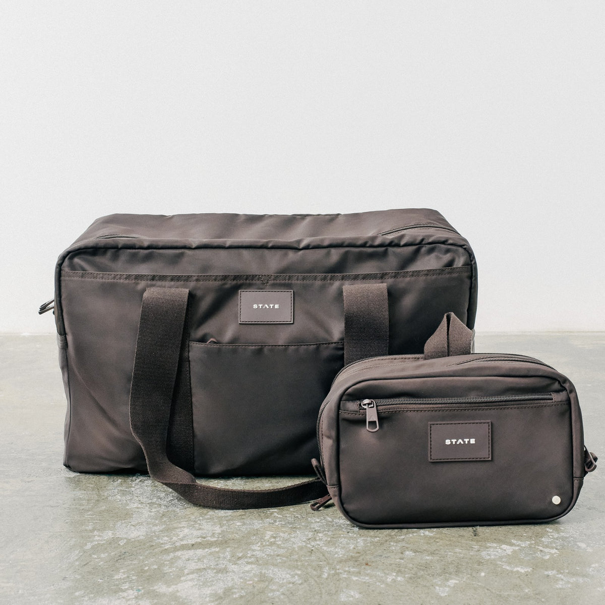 Hart Dopp Kit Nylon Brown
