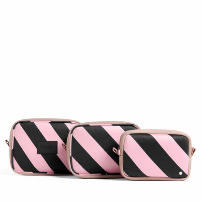 STATE Bags x Cynthia Rowley Travel Pouch Set of Three Stripes
