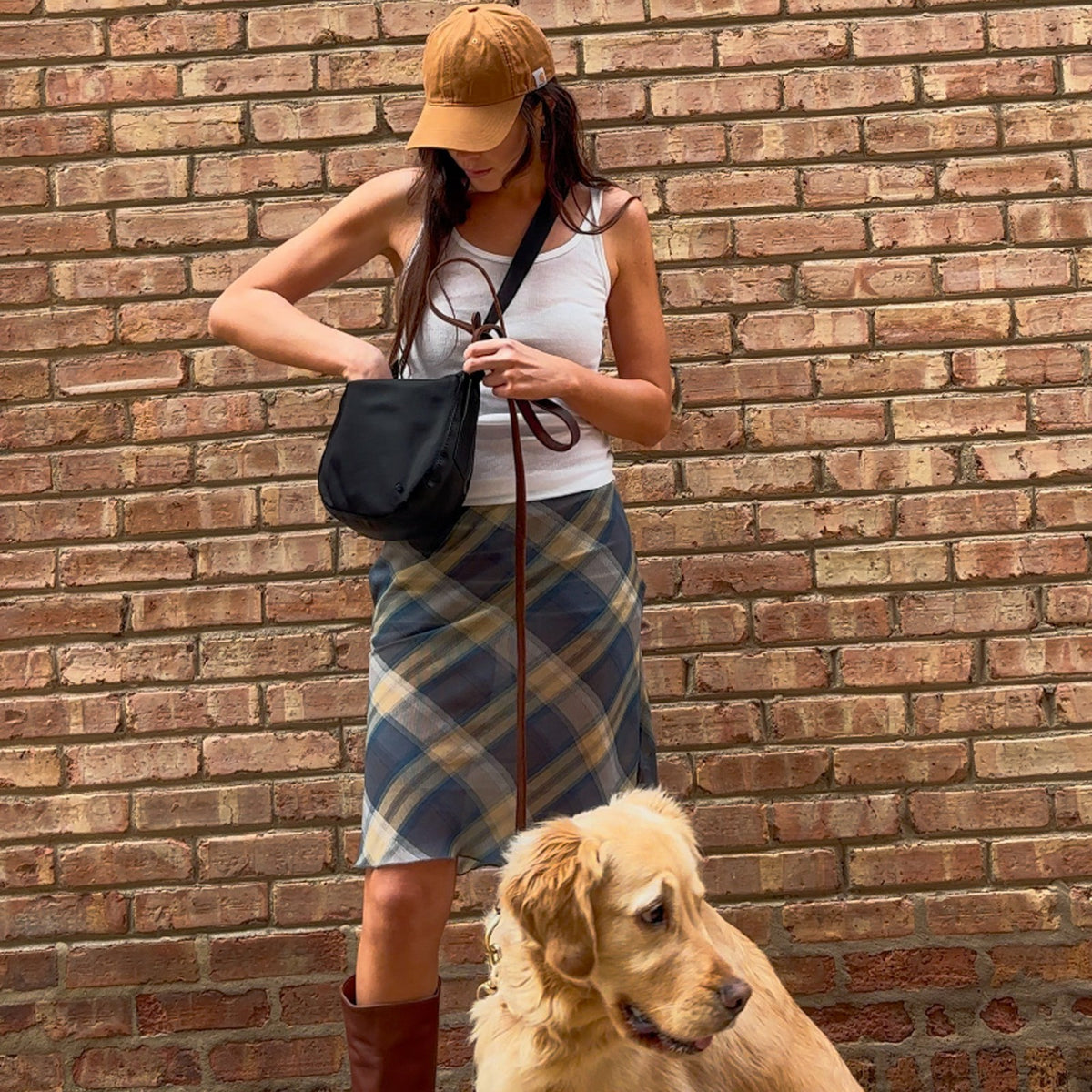 Luna Mini Crossbody Recycled Nylon Black