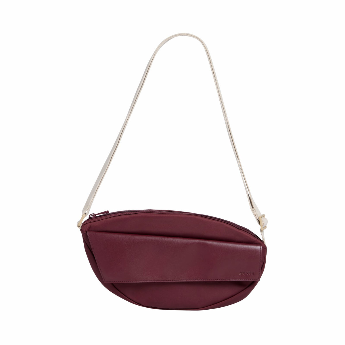 Willow Crossbody Recycled Nylon Burgundy