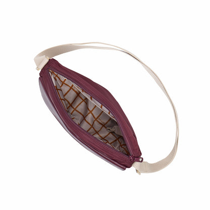 Willow Crossbody Recycled Nylon Burgundy