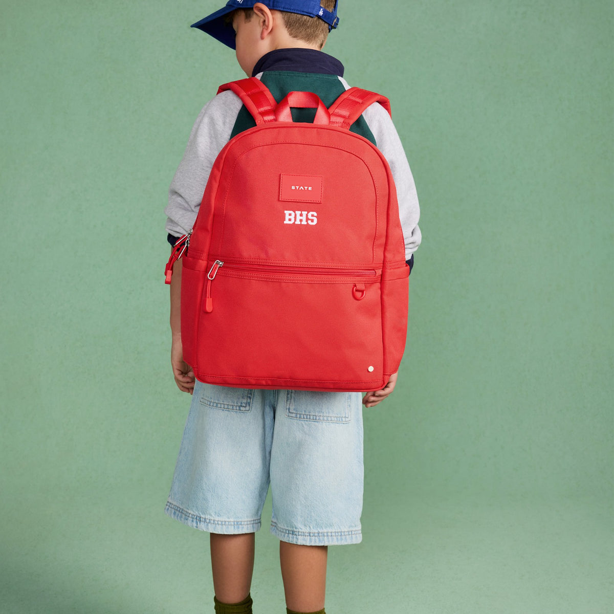 Kane Kids Backpack Recycled Polycanvas Red