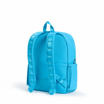 Kane Kids Travel Backpack Recycled Polyester Canvas Solids Bright Blue