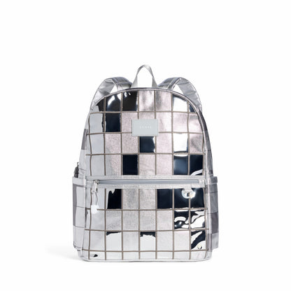 Kane Double Pocket Backpack Metallic Discoballs