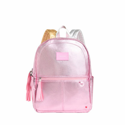Kane Kids Travel Backpack Metallic Pink/Silver