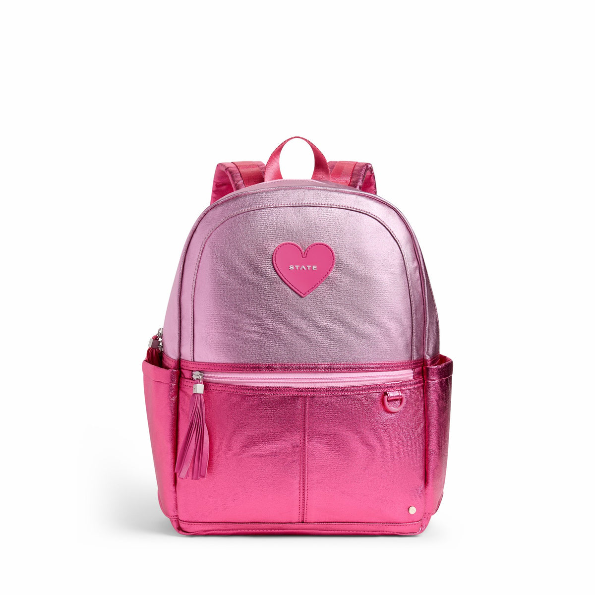 Kane Kids Backpack Metallic Pink/Hot Pink Colorblock
