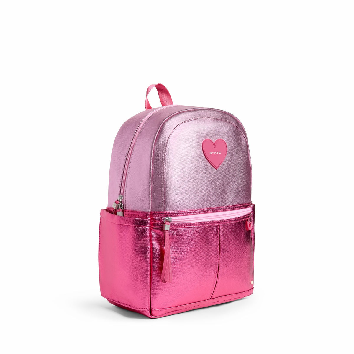 Kane Kids Backpack Metallic Pink/Hot Pink Colorblock