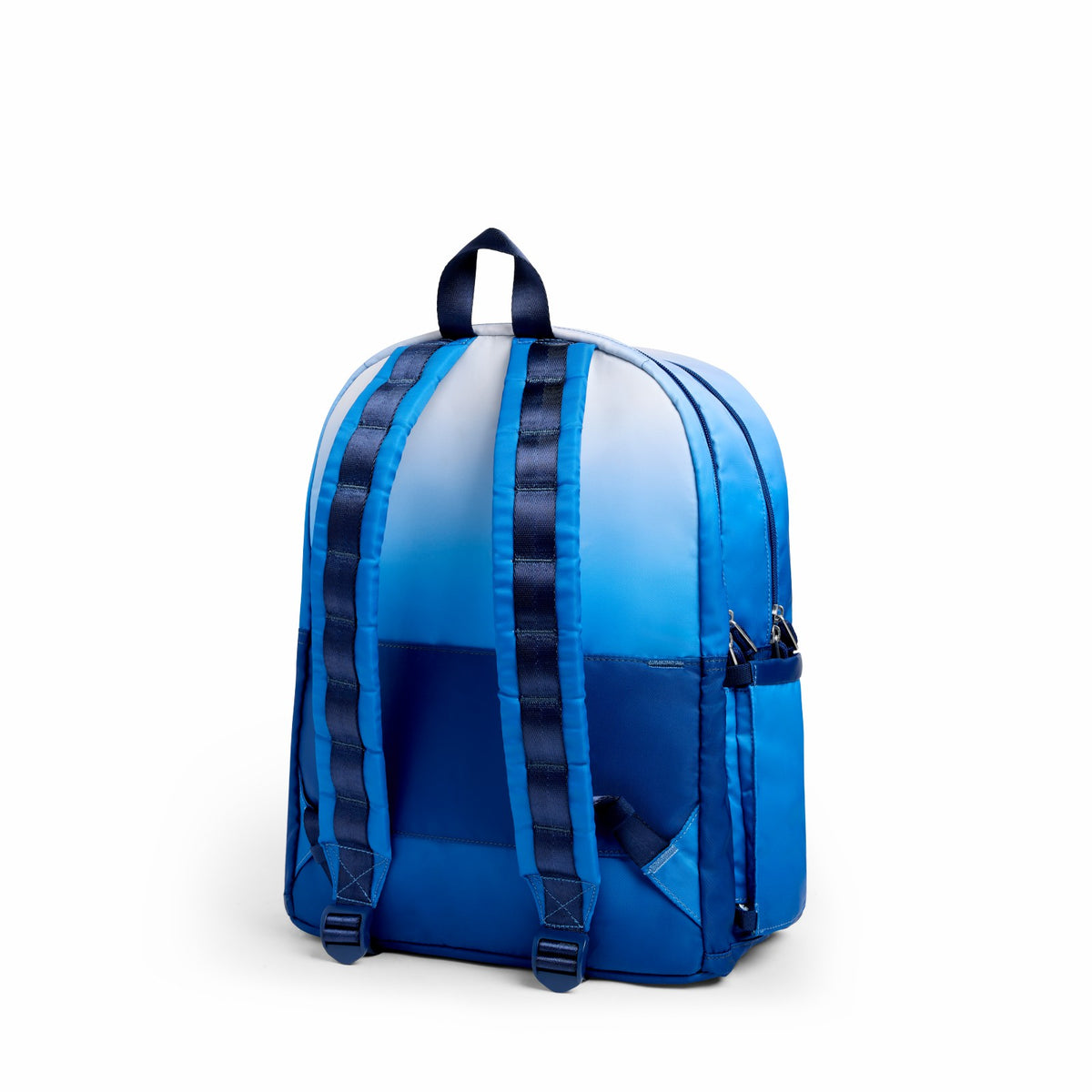 Kane Kids Double Pocket Nylon Blue Gradient Diagonal Zipper