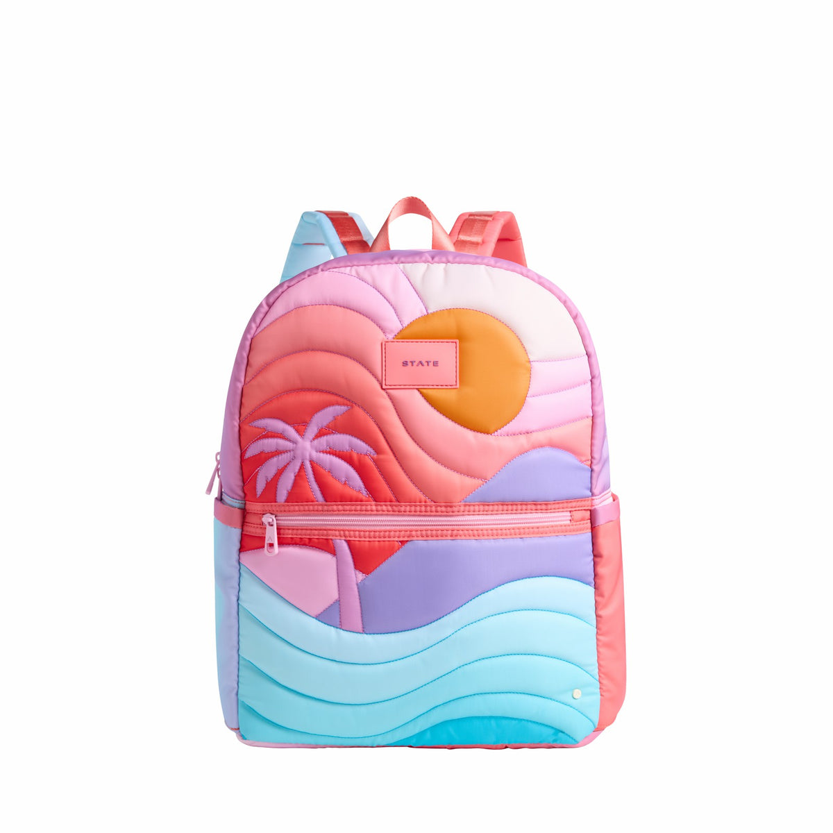 Kane Kids Large Backpack Nylon Puffer Sunset