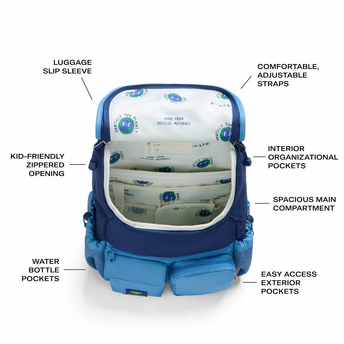 Charlie Rucksack Recycled Polyester Canvas