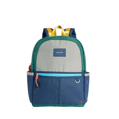 Kane Kids Backpack Polyester Canvas Green/Navy