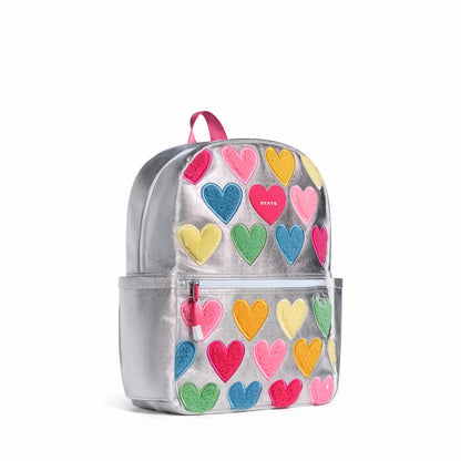Kane Kids Metallic Happy Fuzzy Hearts