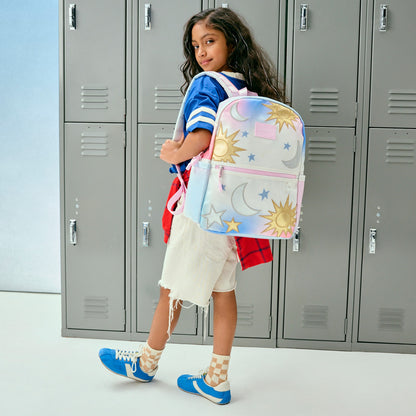 Kane Double Pocket Backpack Metallic Celestial