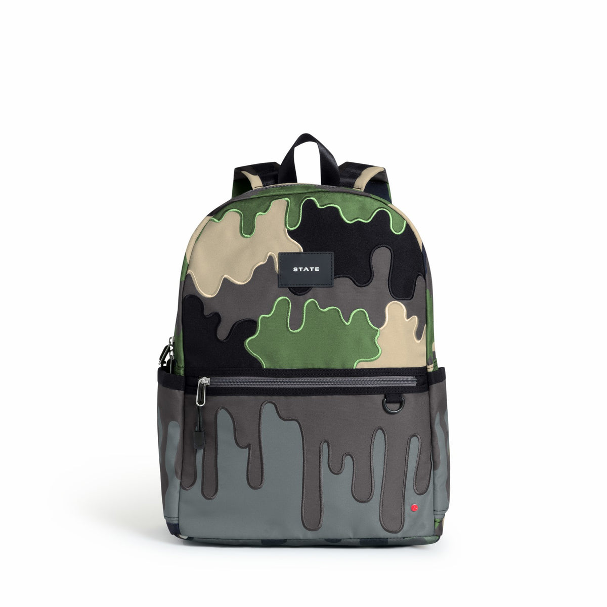 Kane Kids Double Pocket Backpack Printed Canvas Camo Drip