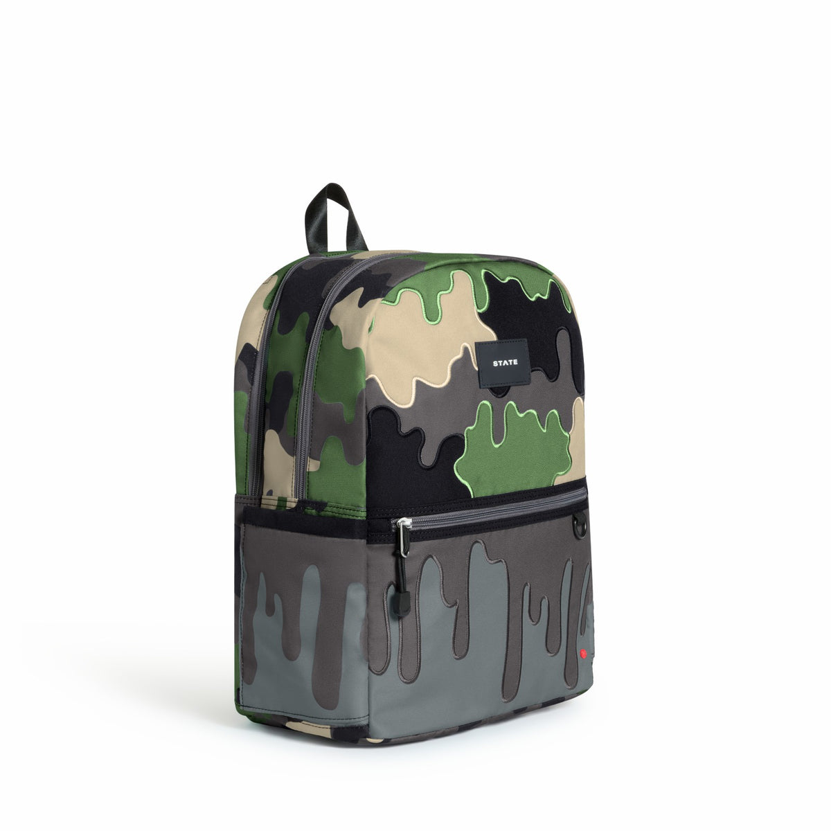 Kane Kids Double Pocket Backpack Printed Canvas Camo Drip