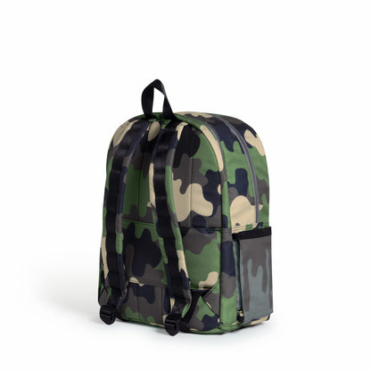 Kane Kids Double Pocket Backpack Printed Canvas Camo Drip
